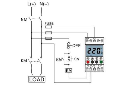 voltage monitoring relay circuit diagram